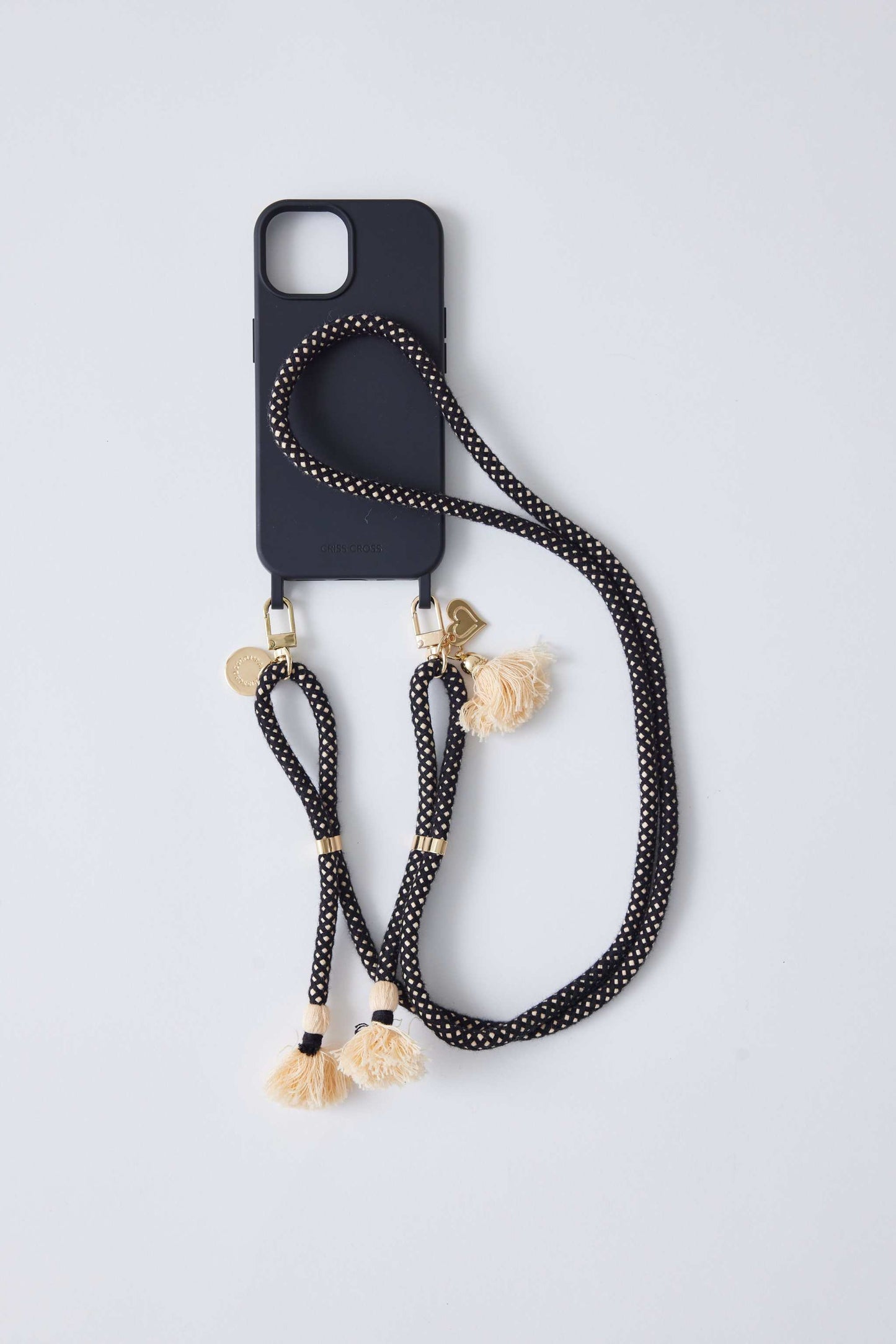 Colorful phone case with detachable strap for IP 15 series