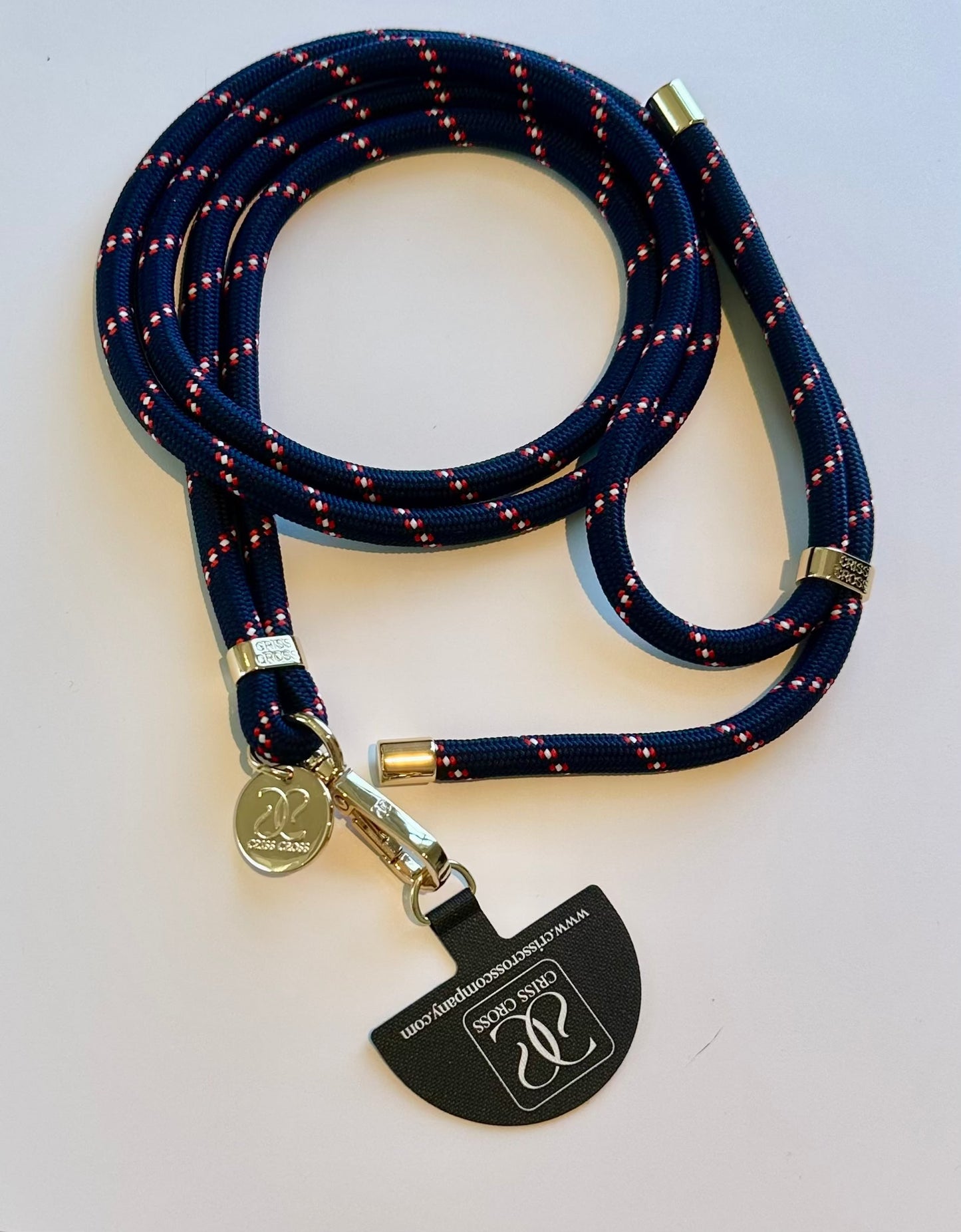 Adjustable Team Phone Straps with durable woven material, carabiner, and universal adapter in multiple colors