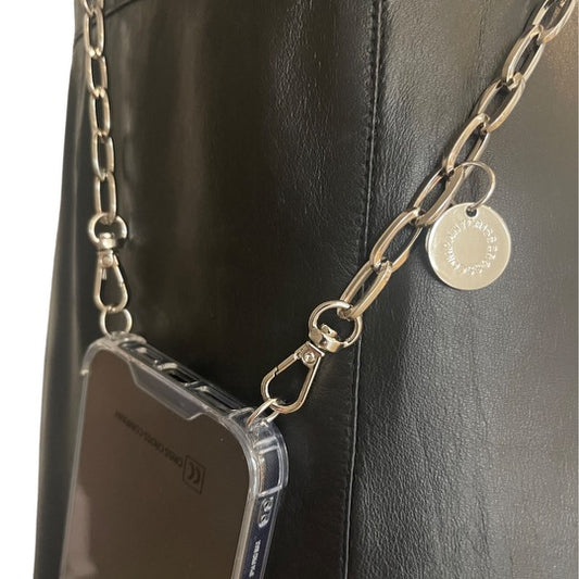 Detachable Silver Phone Chain Sam